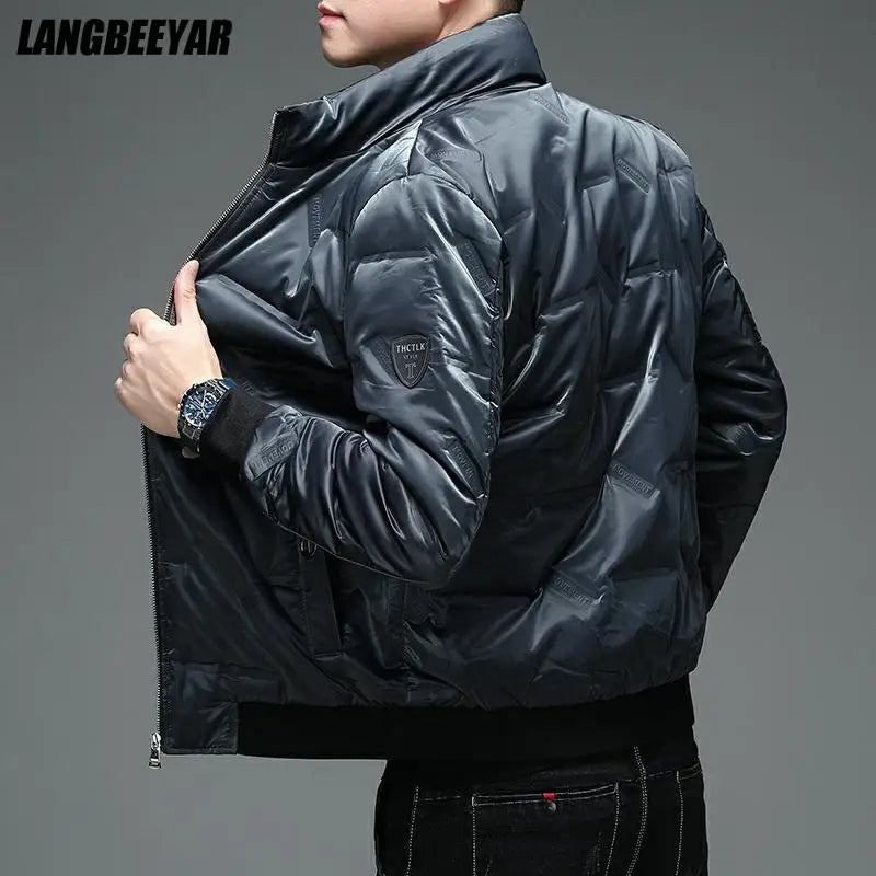 Winter Designer Brand Casual Fashion Streetwear White Duck down Jacket Mens Wenter Windbreaker Puffer Coats Mens Clothes 2023